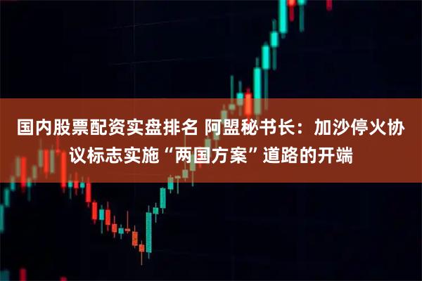 国内股票配资实盘排名 阿盟秘书长：加沙停火协议标志实施“两国方案”道路的开端